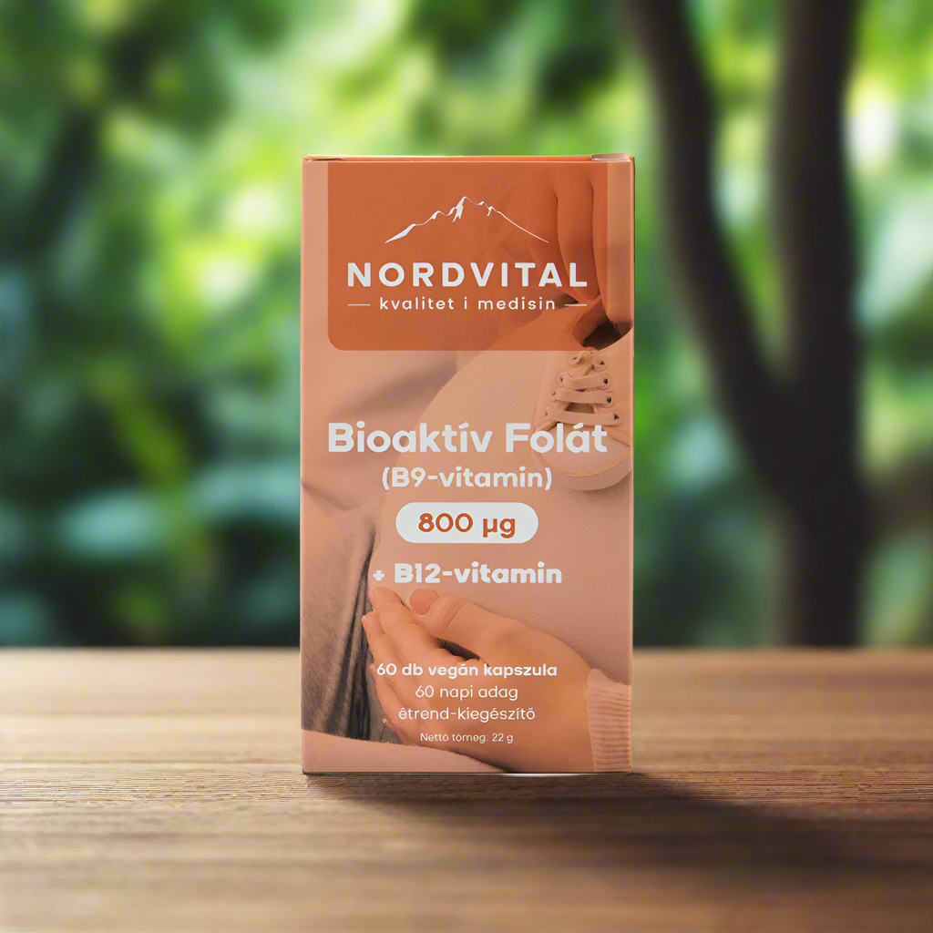 Bioaktív Folát (B9-Vitamin) 800mcg - 60db