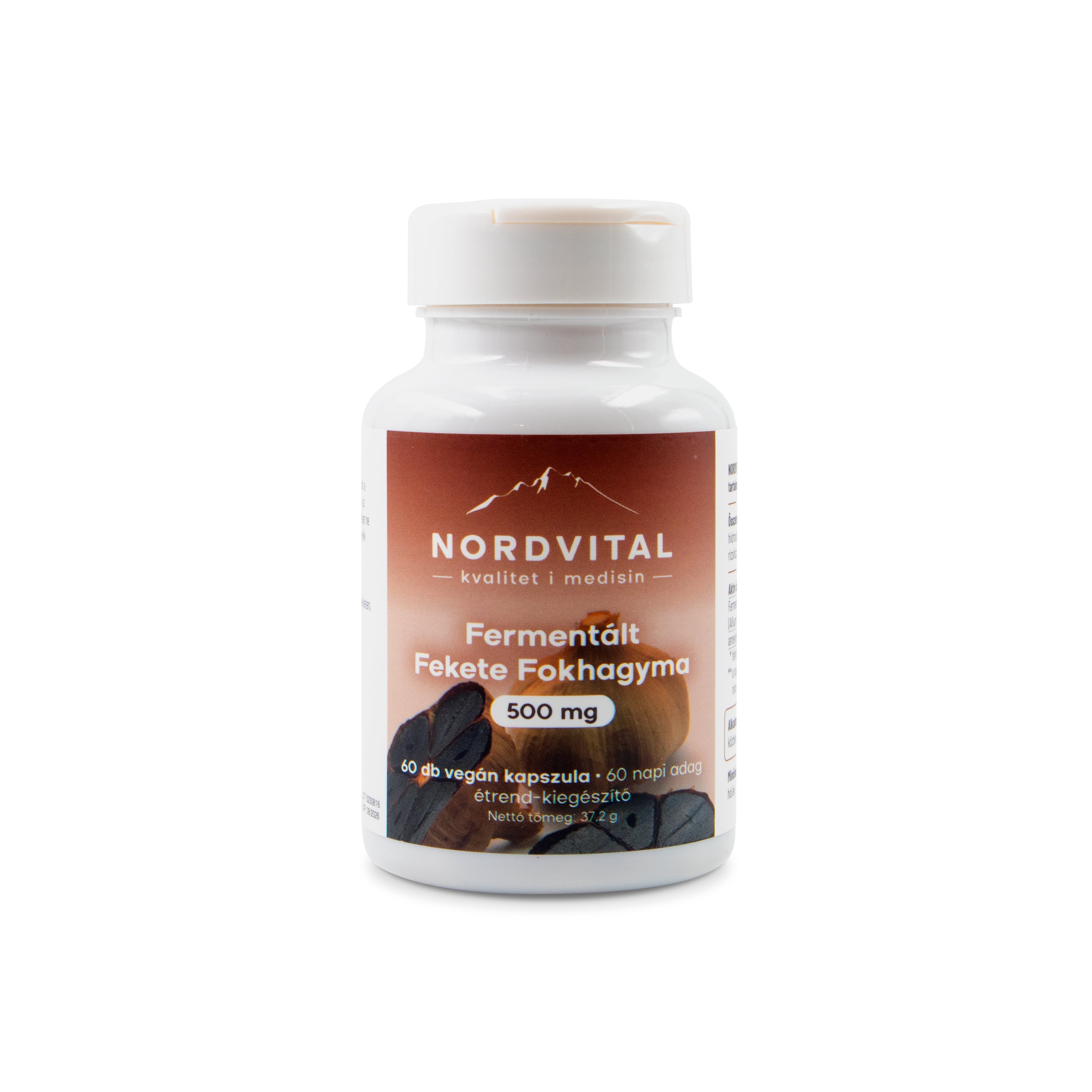 Fermentált fekete fokhagyma 500mg kapszula - 60db