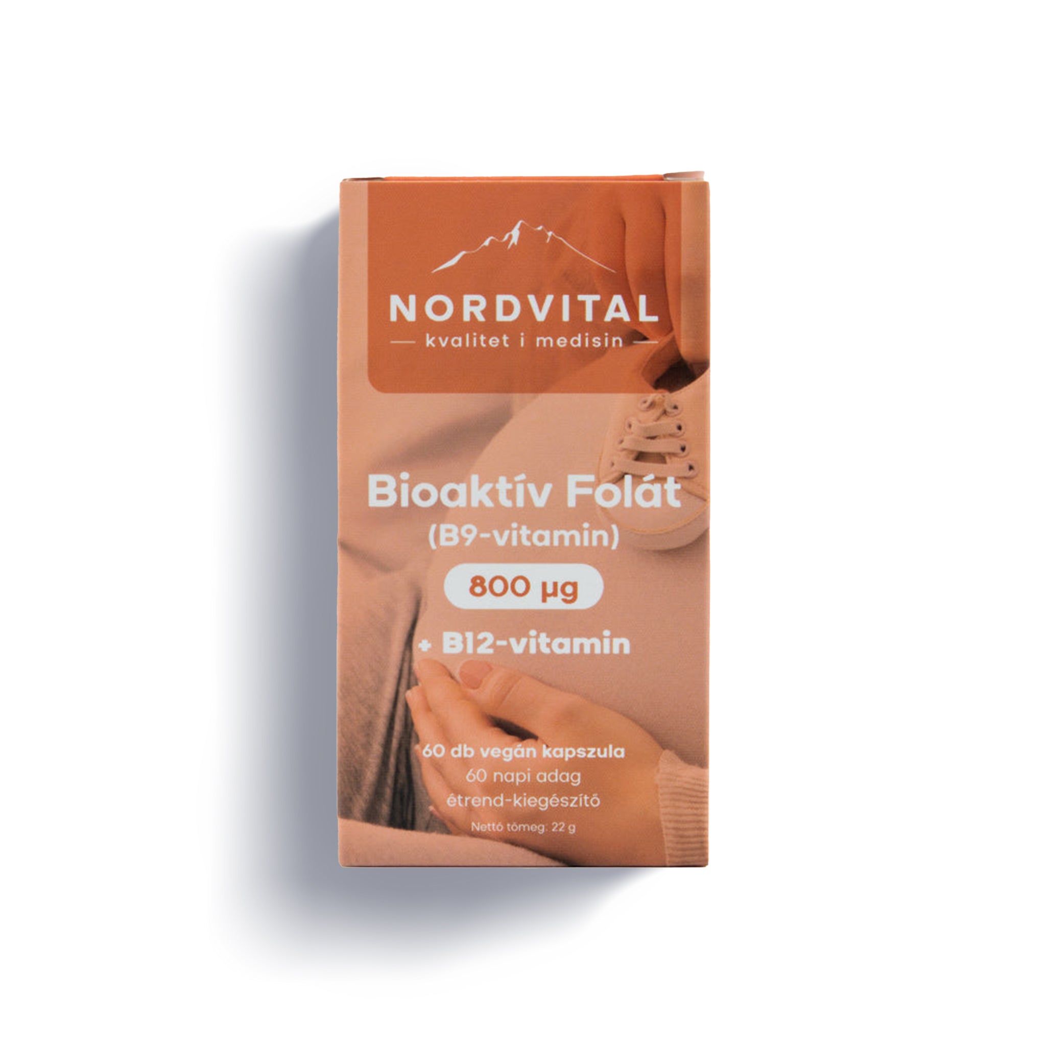 Bioaktív Folát (B9-Vitamin) 800mcg - 60db