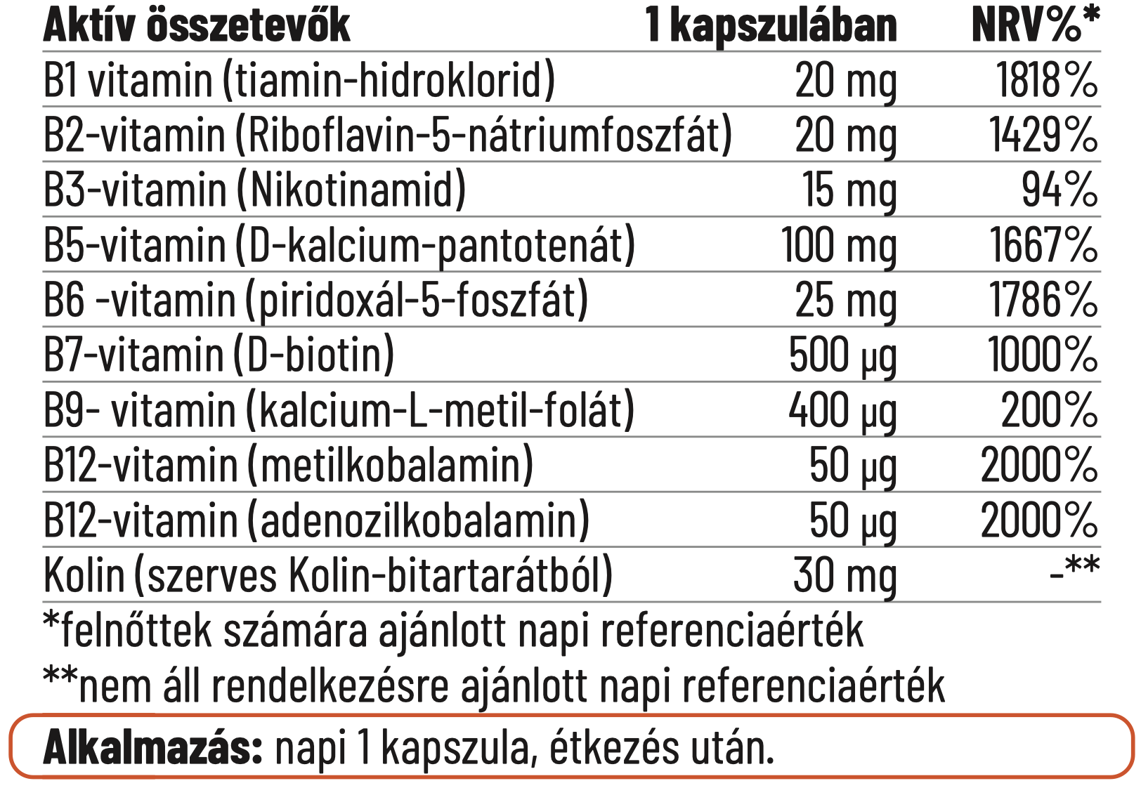 B-komplex vegán - 60db