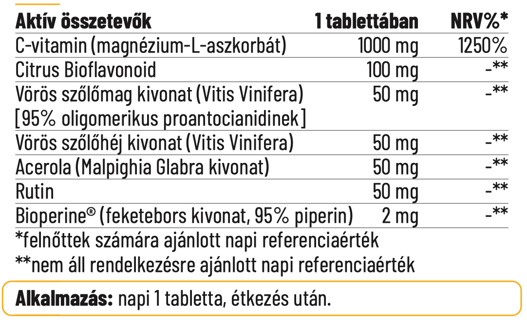 C-vitamin komplex retard 1000mg - 60db